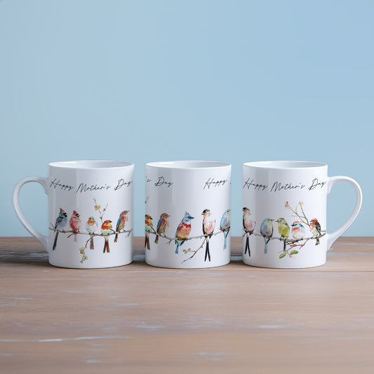 Bone China Mug with Watercolour Print - Personalisable